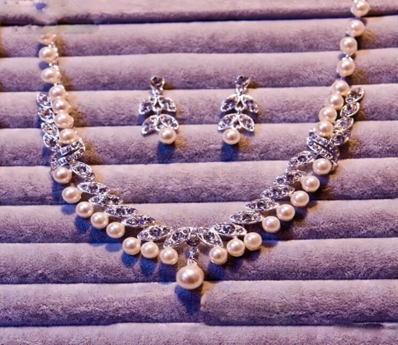 Orecchini da sposa con perle di cristallo di moda, orecchini, accessori da sposa, gioielli da sposa, decorazione per feste9406209