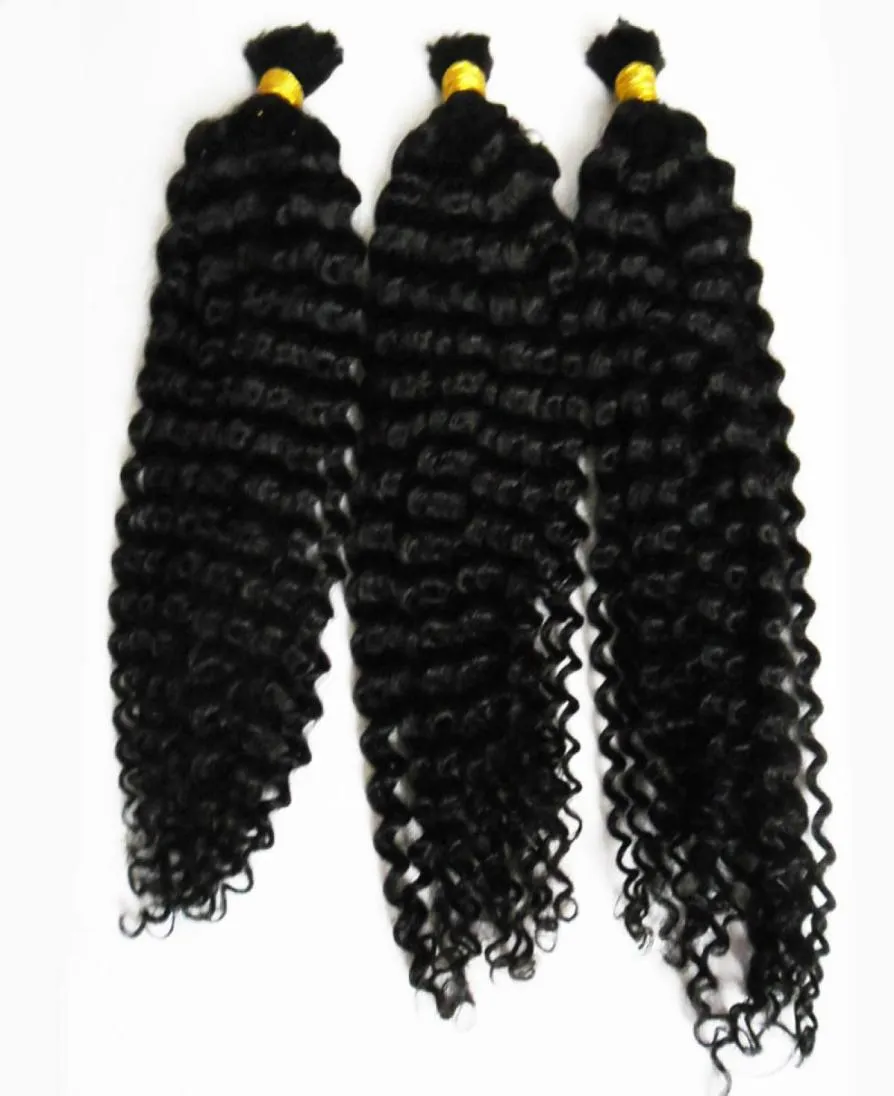 1030 Polegada trança de cabelo humano em massa sem trama 1 pçs trança humana em massa afro kinky encaracolado 300g sem trama feixes de cabelo humano 4323266