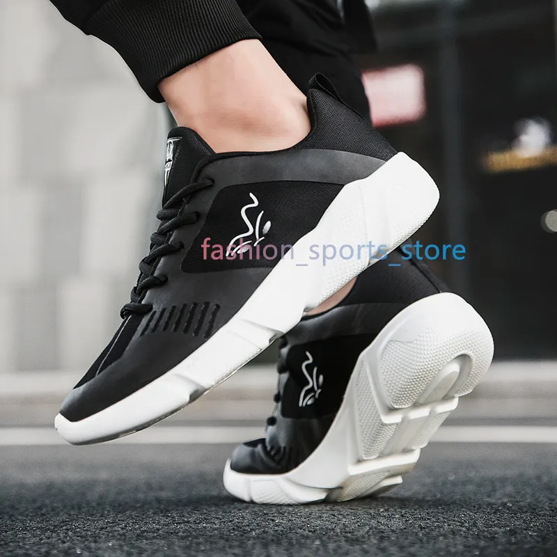 Men's Air Cushion Basketball Shoes, Sport, Athletic, Comfortable, Fashionable Sneakers L66