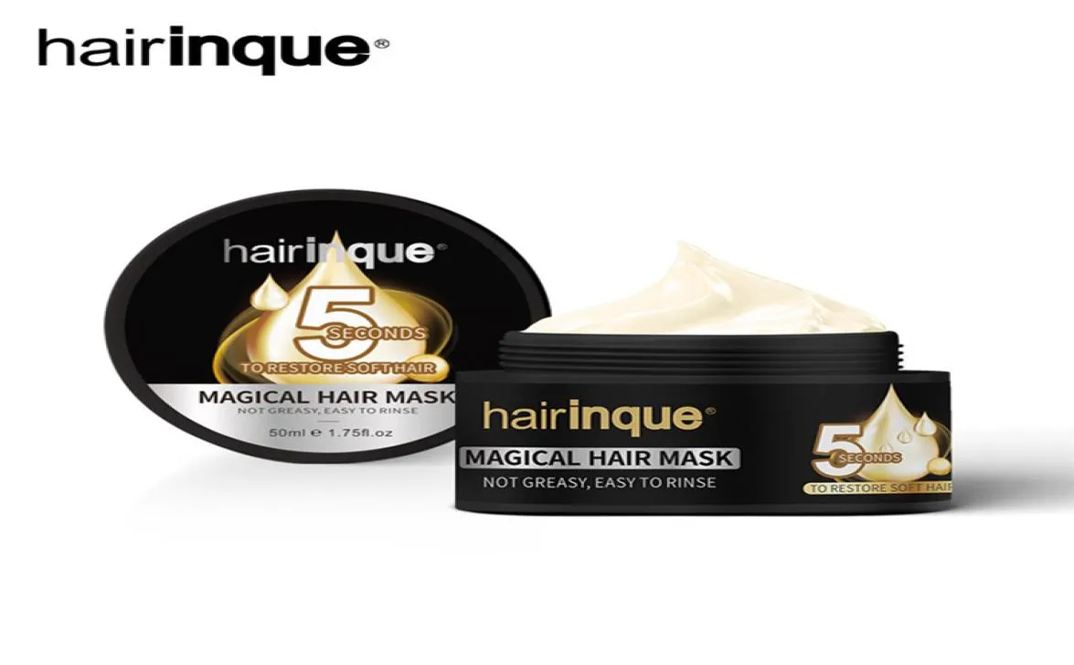 Hairinque Miracle Treatment mascarilla para el cuidado del cabello hidratante nutritiva 5 segundos repara daños restaura mascarillas suaves 50ml7371450