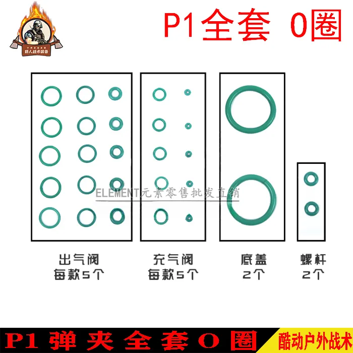 Kublai Khan P1O ring egg box inlet and outlet screw sealing fluororubber egg box sealing ring