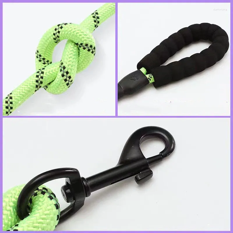 Dog Collars Pet Reflective Leash Necessary Chain For Walking Dogs Round Does Not Leant Sports Equipment