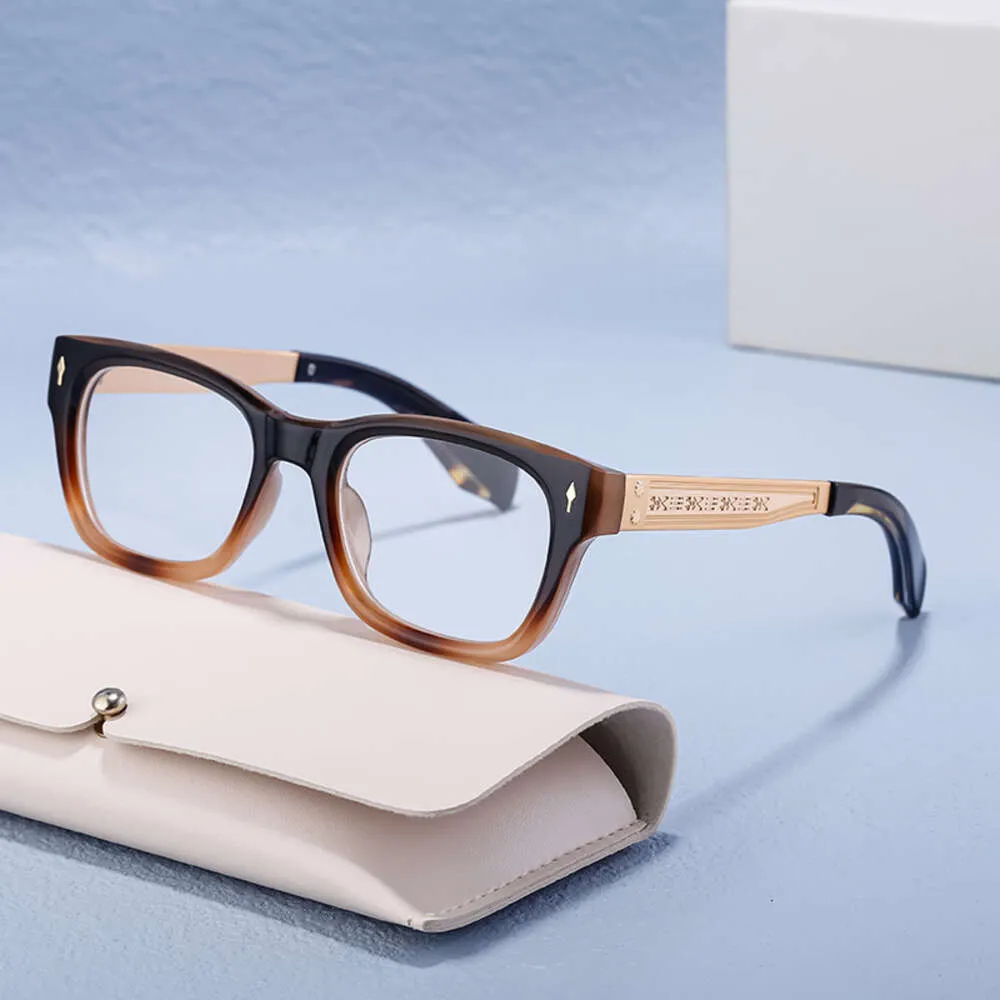 the New designer 2024 Model Can Be Equipped with Myopic Square Flat Glasses Men and Optical Frames for Men and women