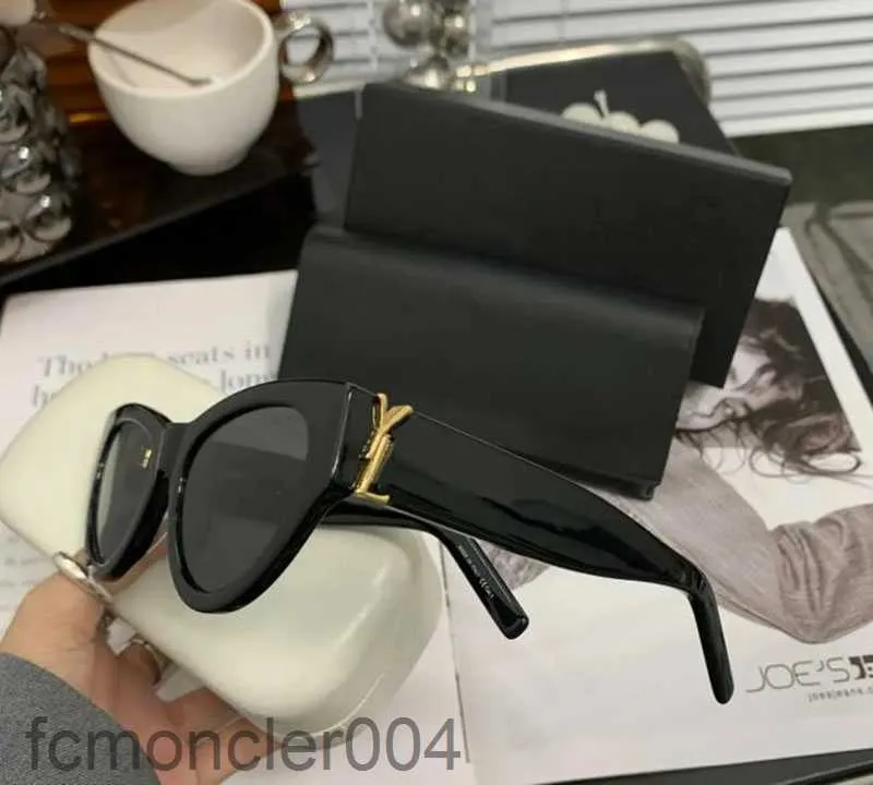 Luksusowe okulary przeciwsłoneczne dla kobiet i mężczyzn Designer Y SLM6090 KLASY KLASY