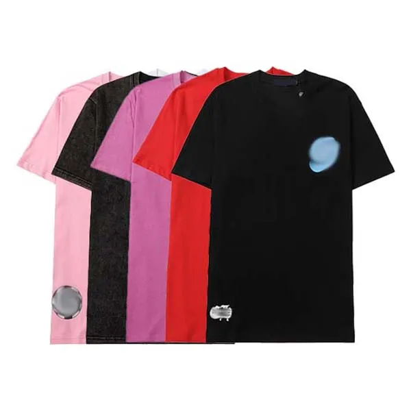Designerskie męskie koszula amerykański hip-hop awatar nadruk krótkie bluza multi logo wysokiej jakości wysokiej jakości moda moda moda bawełniane koszule luźne krótkie rękawy