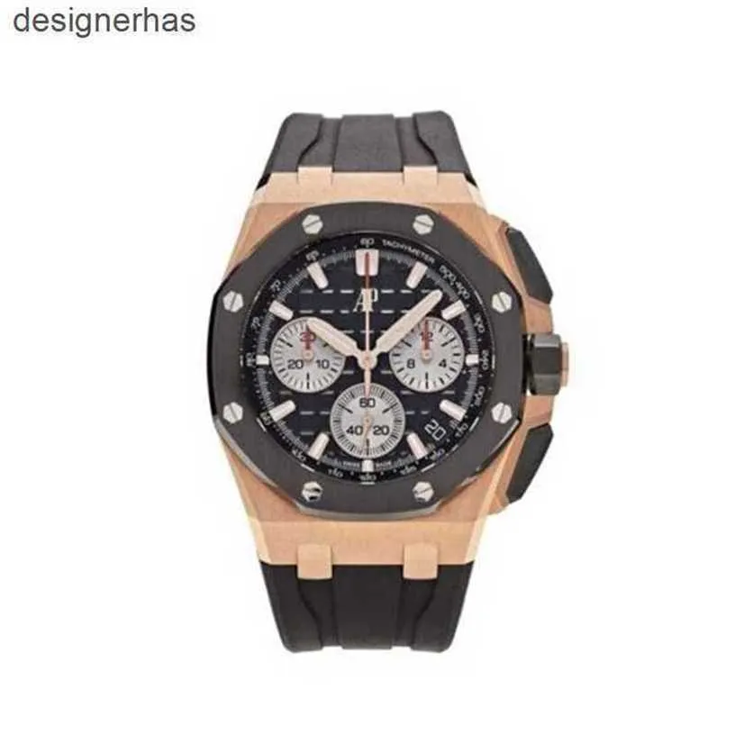 Szwajcarski luksusowe zegarki Audem Pigu WristWatches Automatyczne mechaniczne Royal Oak Offshore 26420ro OO A002CA.01 Łańcuchowy kod rozrządu Tabela WN-WB8L