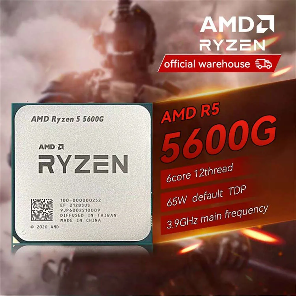 AMD Ryzen 5 5600G Vega 7 Zupełnie nowy R5 5600G 3.9 GHz Place de wideo procesor procesor zintegrowane chipsy graficzne Gniazdo AM4