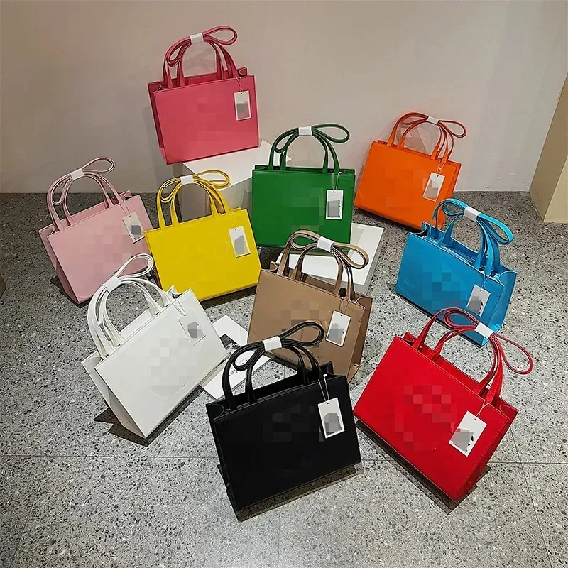 Borse portaoggetti Borse a tracolla alla moda Colori caramella Borse Borse da donna / donna Borse per telefono Borse con manico superiore Borse tote di grande capacità Conservazione