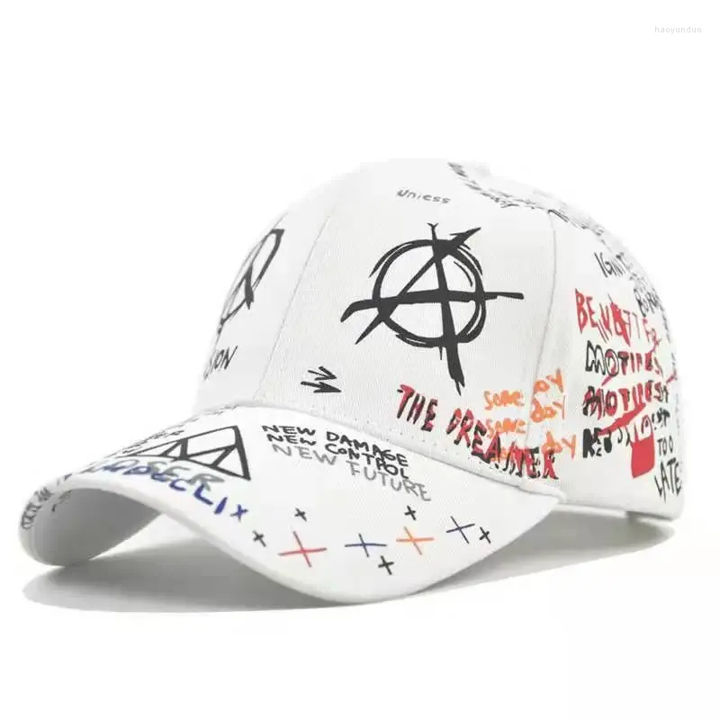 Ball Caps Graffiti Baseball Cap Women Men Lets List Druku