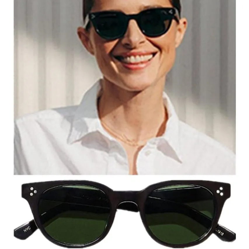 Design Euro-AM unisex Polariserade solglasögon 48-22-145 vid Driving Goggle för recept importerat Italien Plank Fullrim Johnny Depp 267C