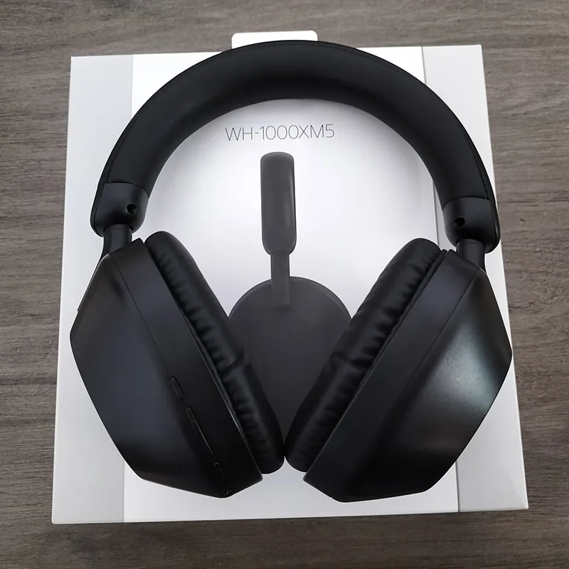 NOUVEAU 2024 SONY WH-1000XM5 Bande de bandes Bluetooth Black Bluetooth True Stereo Wireless Headphones Wholesale Factory Smart HD pour le processeur d'annulation du bruit 46