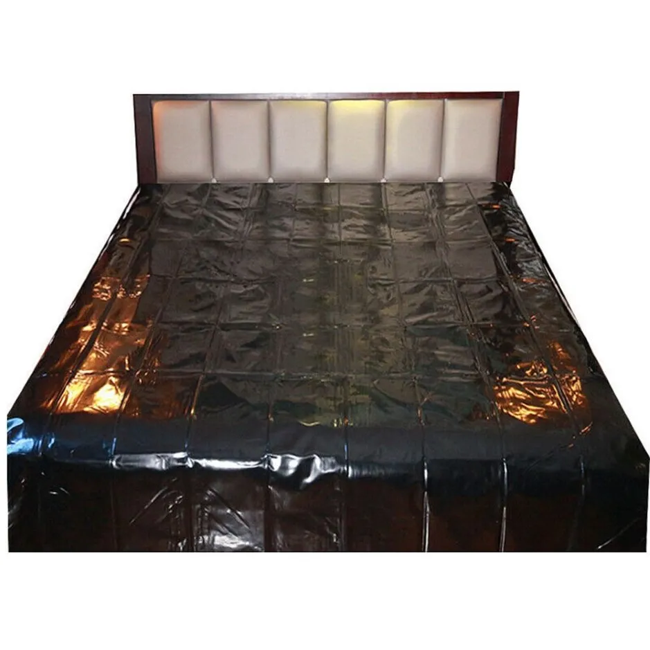 Thumbedding PVC مقاوم للماء ورقة سرير الجنس للبالغين زوجين العاطفة لوازم الغلاف النوم LJ200819233Q