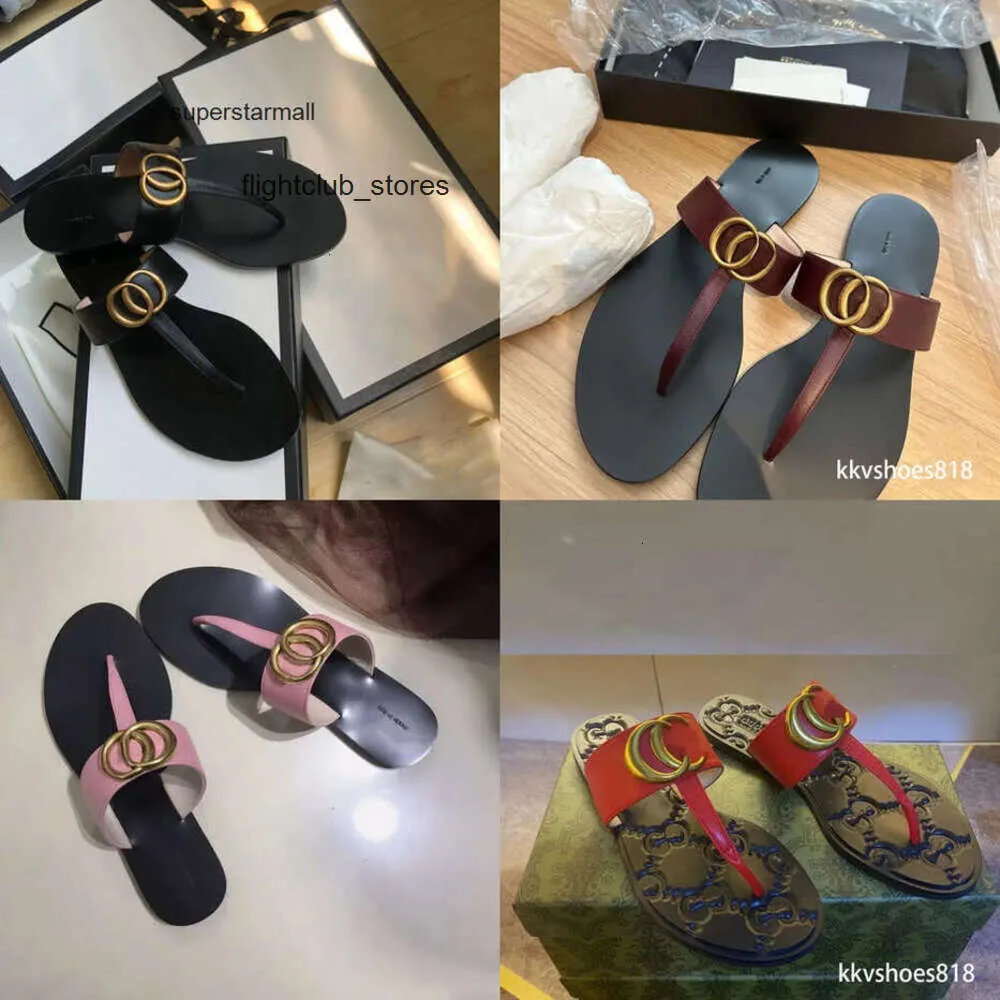 G Sandals Gglies Luxury Brand Womens Summer Designer Slippers Open Tooe Flat Casuare Shoes Miller Slide Women Beach Flip-Flops WQ6F W0A3