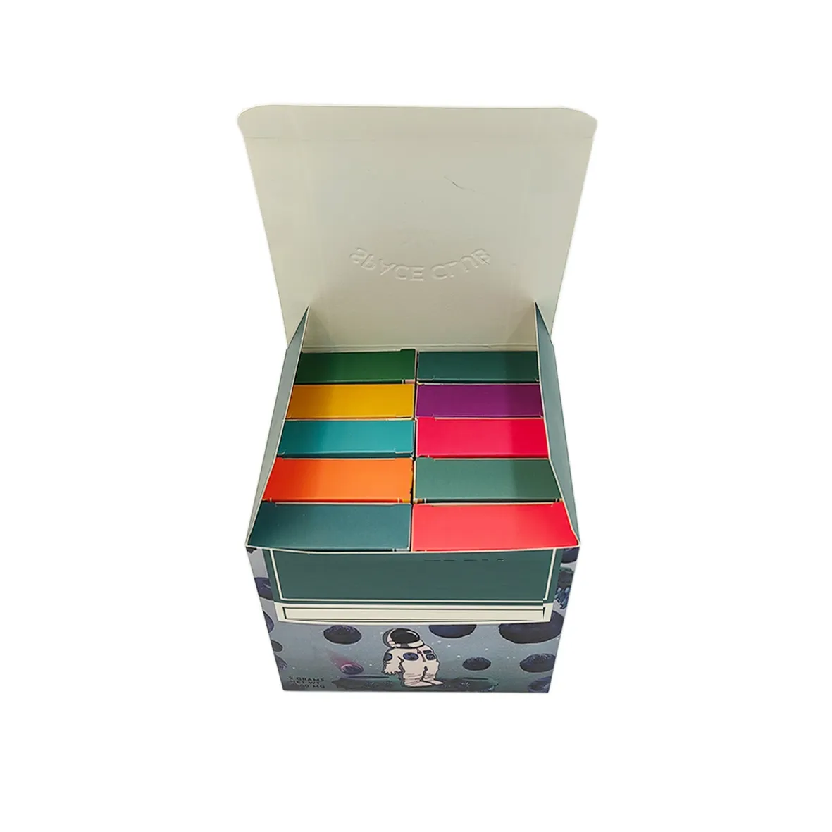 10 TEILE/LOS USA LAGER 2g Einweg-Verpackungsbox, gleiches Design wie zuvor, mit allem inklusive komplettem Set, Versand aus den USA