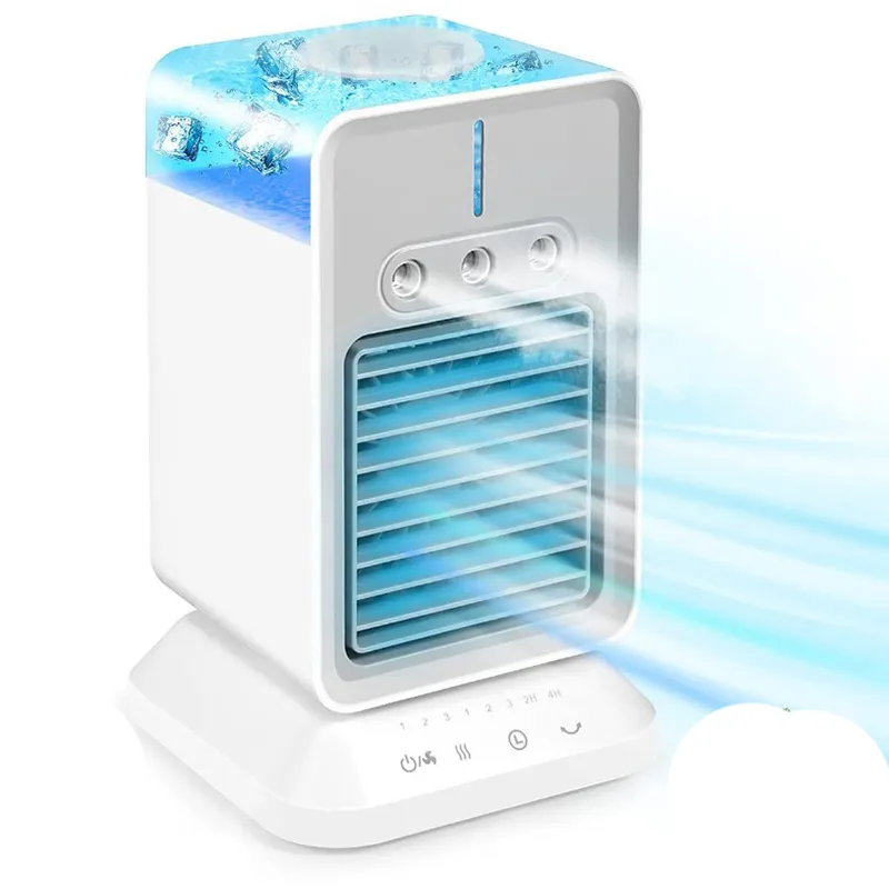 Fornecer desktop usb mini desktop spray umidificação ventilador de refrigeração bateria refrigerador de ar do escritório em casa ventilador de ar condicionado