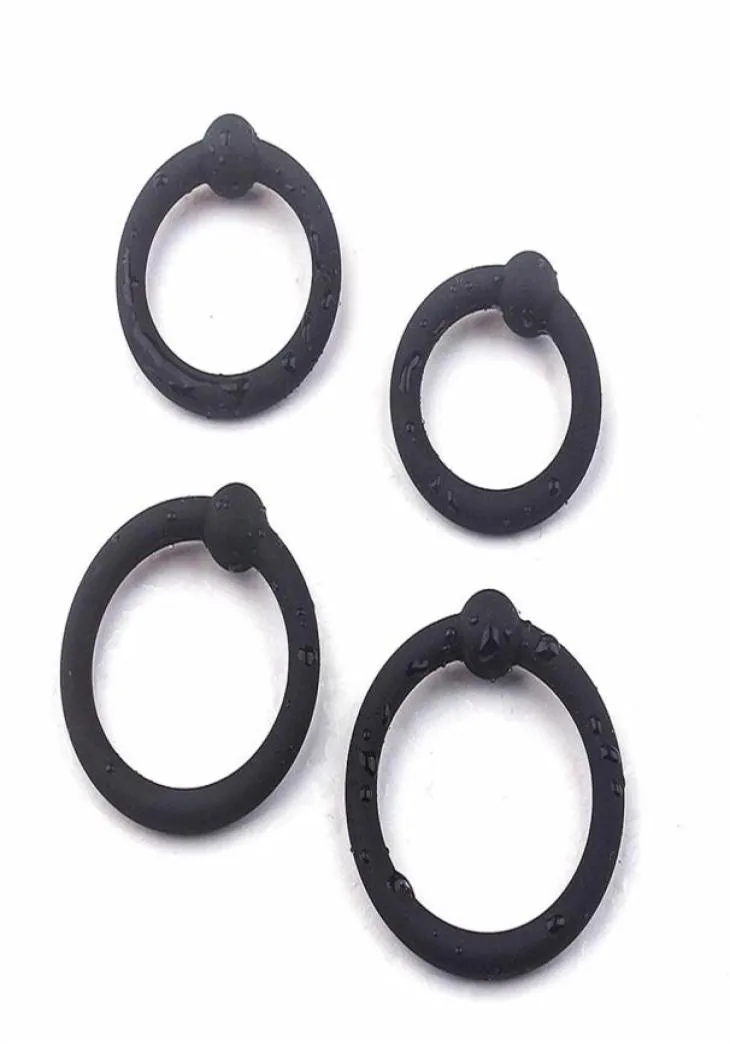 massaggio 4 pzset anello del rubinetto del silicone per l'uomo elastico pene blocco manica prodotto adulto maschio eiaculazione ritardata giocattoli del sesso per gli uomini cockr21184015