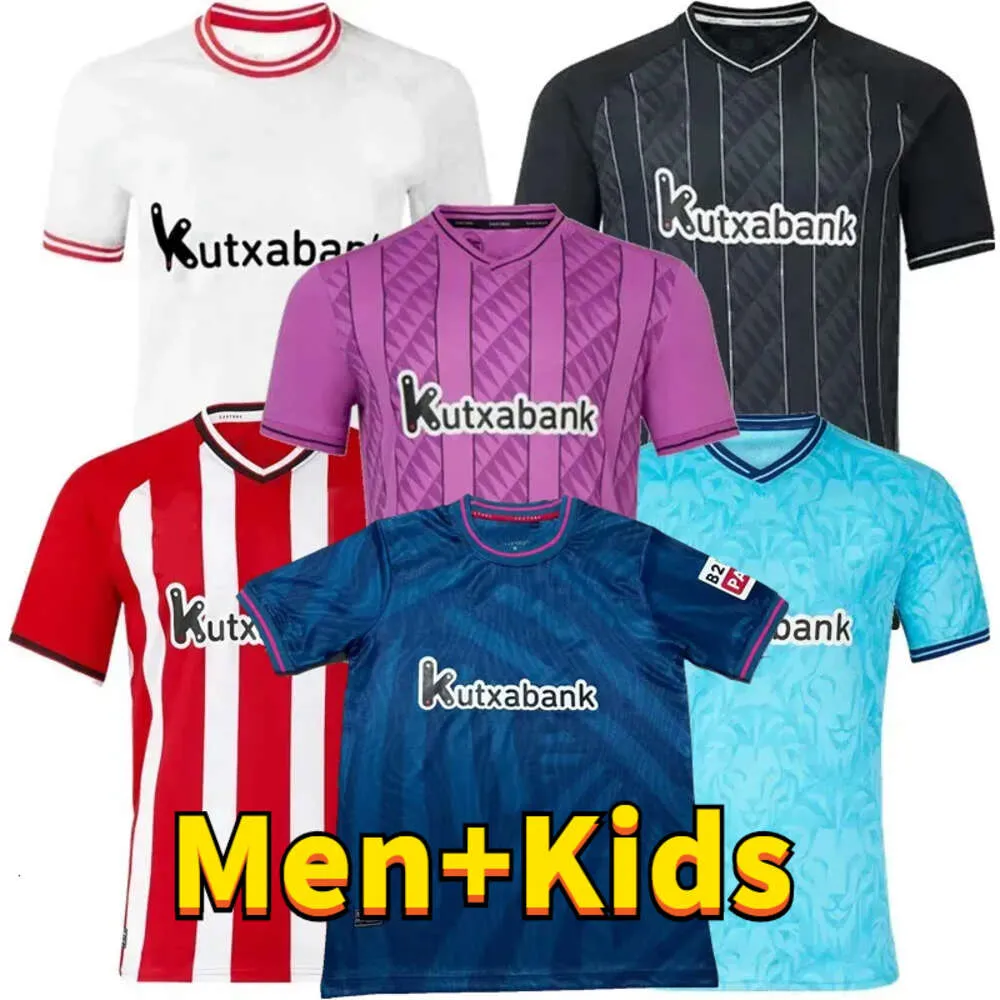 23 24 24 Koszulki piłkarskie Berenguer 2023 2024 Muniain Williams Football Shirt Raul Garcia Villalibre Santey Trzeci GK Black Unai Simon Athletic Bilbao