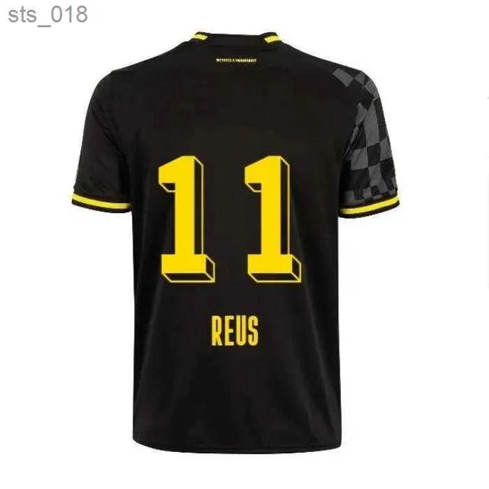 Soccer Jerseys Cub Soccer Jerseys 2024 REYNA football shirt DORTMUND Men Kids Special All black BENSEBAINI footH240309