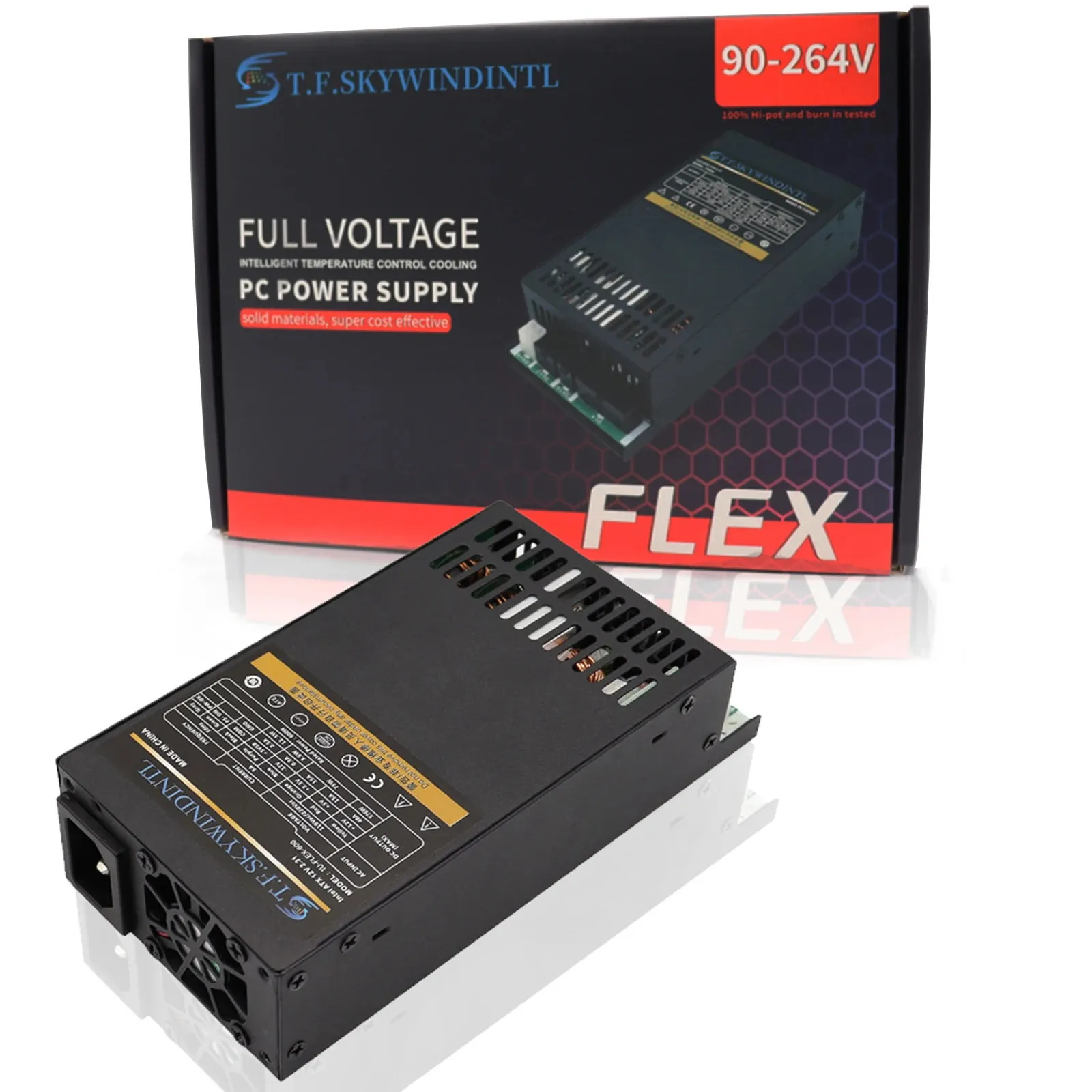 Flex 600W modulaire voeding kleine 1U computer PSU Flex-ATX 500W voor ITX mini PC Actieve PFC voor POS AIO desktop 110V 220V 240307