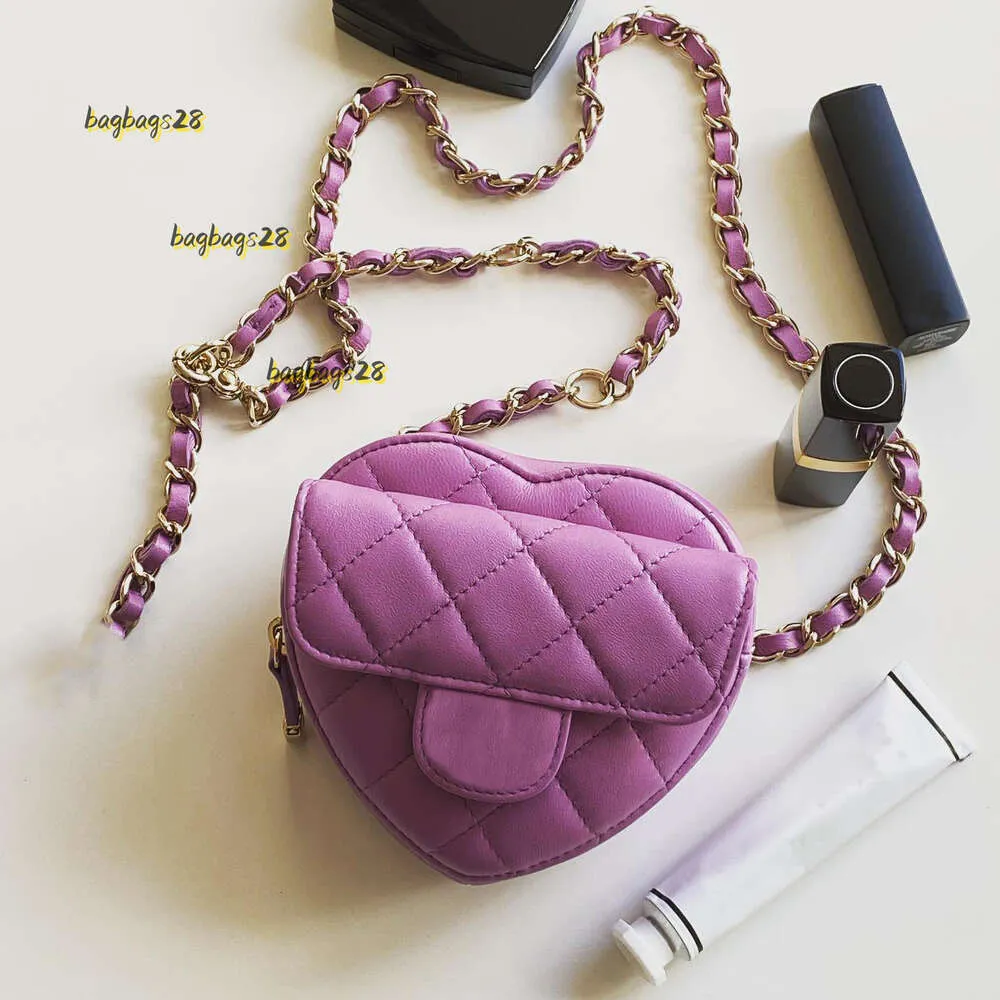 Cross Body Luksusowy pół księżyca torby sheart torba łańcuchowa torba krzyżowa torba na ramię designerka w kobiecie mężem oryginalne skórzane łydki kołdry worki na ramię