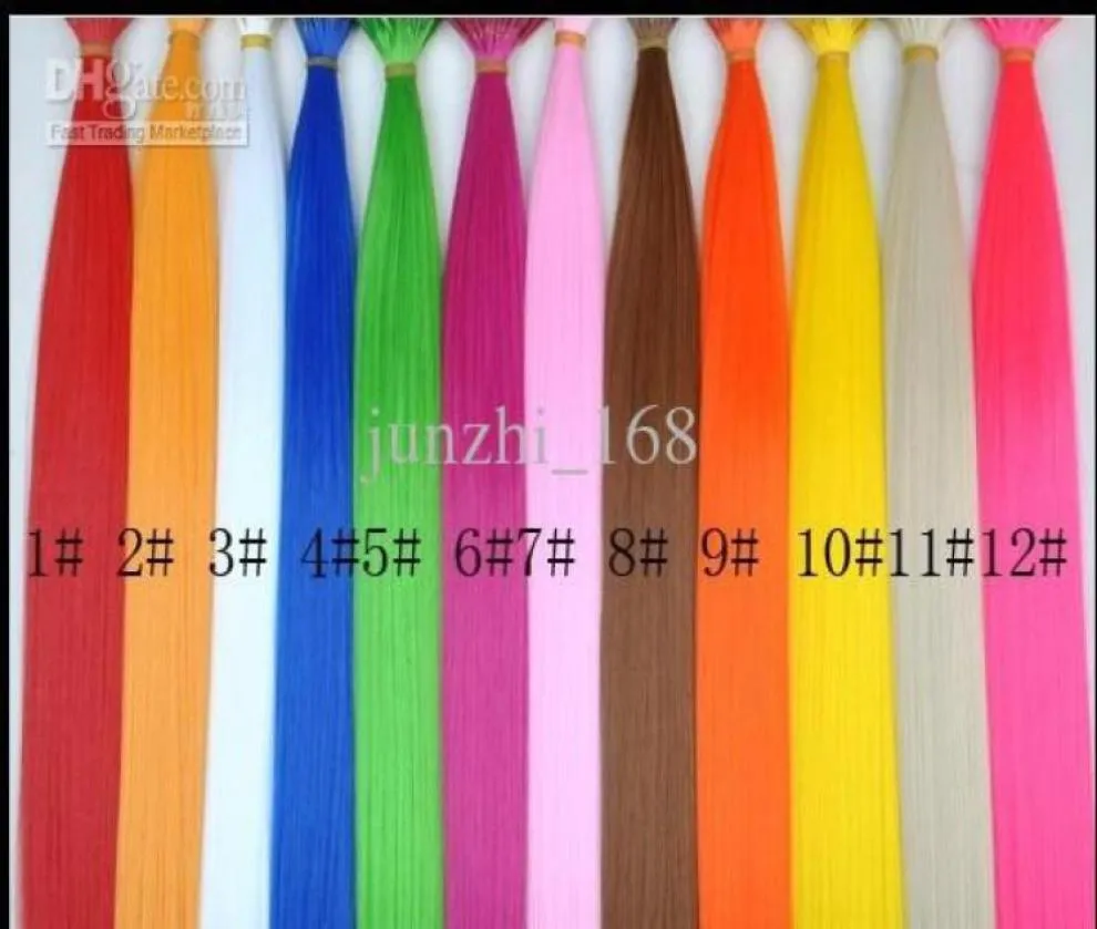 16039039Synthetic Grizzly Feather Hair Extensions Feather Extensions 500pcs و 1pcs needle78142643167844