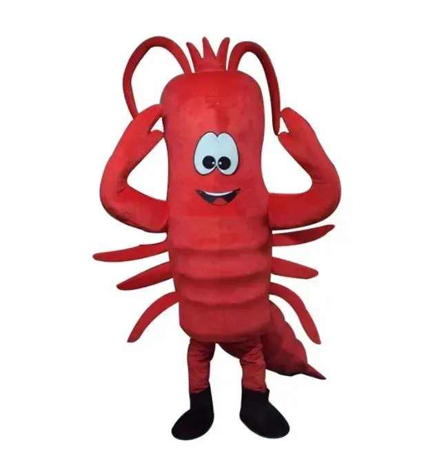 2024 Halloween Red Lobster Mascot Costume Fancy Dress Carnival Cartoon Temat Fancy Dress for Men Dame Festival sukienka