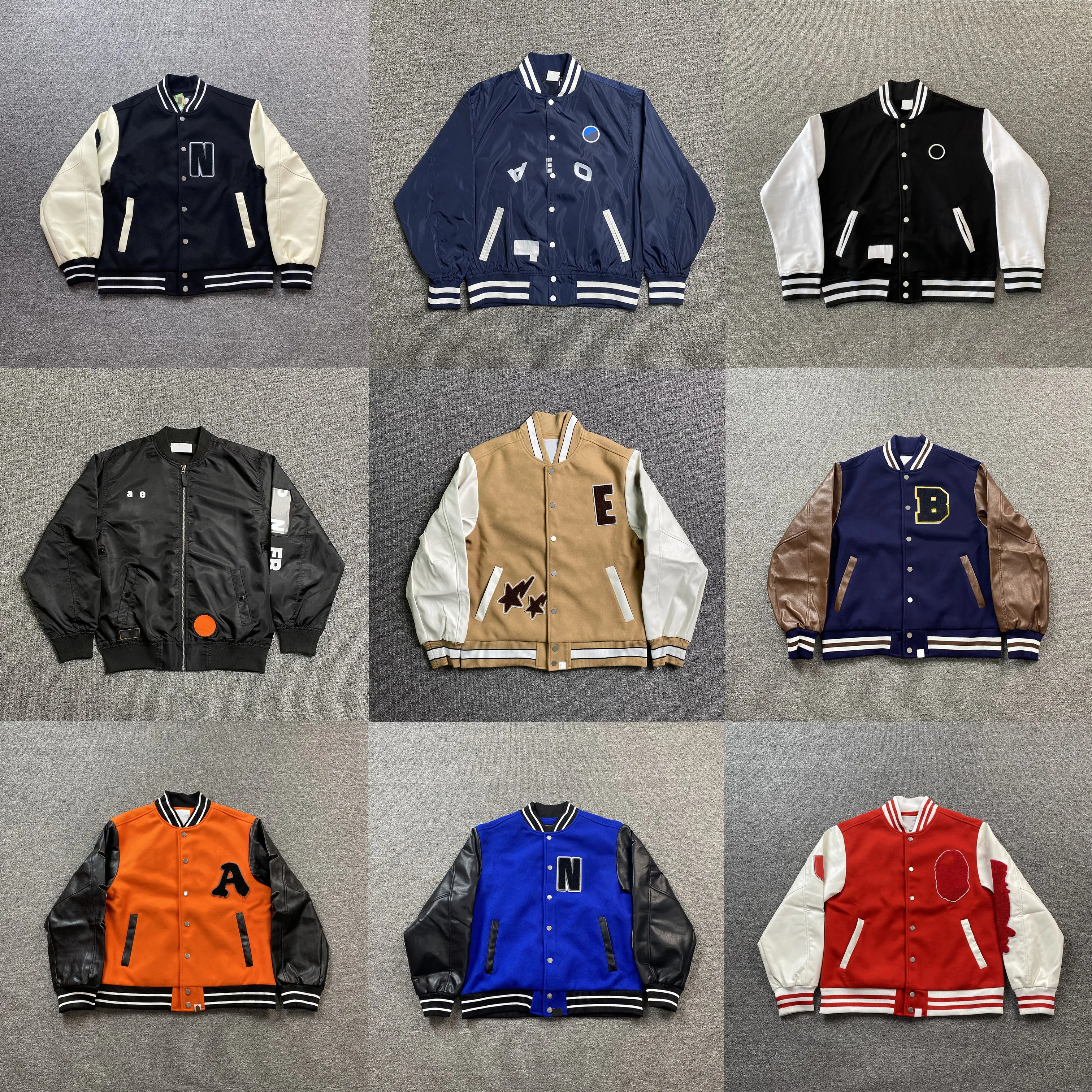 Designer män jacka lyx modemärke kvinnor jacka teknisk casual tracksuit klassisk retro street cardigan ytterkläder sport vindbrytare casual baseball varsity