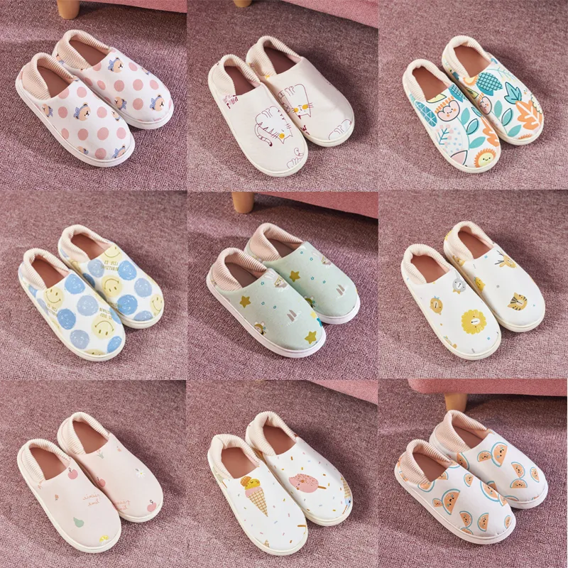 Hiver non glissez enceinte Bottom Bottom Fruit mous Fruit Home Postpartum Grand Coton Slippers Taille 36-41 GAI-25 665 573