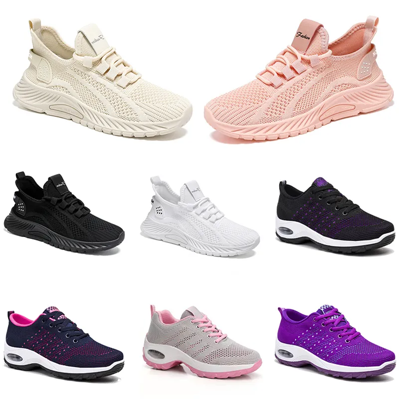 Neue Männer Frauen Schuhe Wandern Laufen flache Schuhe weiche Sohle Mode weiß schwarz rosa Bule bequeme Sport E24-1 GAI Trends