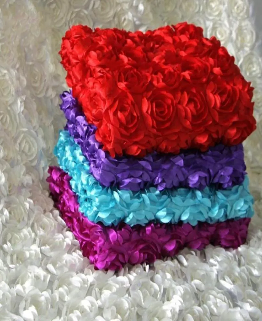 2015 centres de table de mariage de luxe faveurs 3D pétale de Rose tapis allée coureur pour fête de mariage décoration fournitures 12 Color4238947