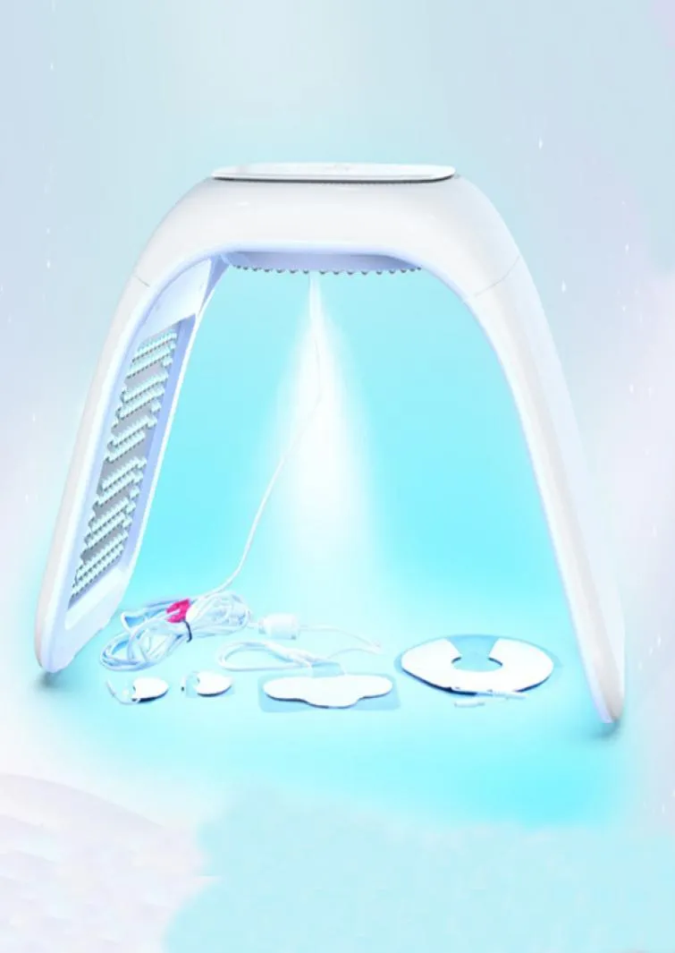 Thérapie par la lumière LED SPA pour le visage hydratant la peau 5D lumière de collagène EMS anti-âge PDT3213517