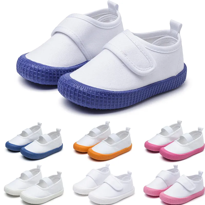 Vårbarn Canvas Running Shoes Boy Sneakers Autumn Fashion Barn Casual Girls Flat Sports Size 21-30 GAI-18