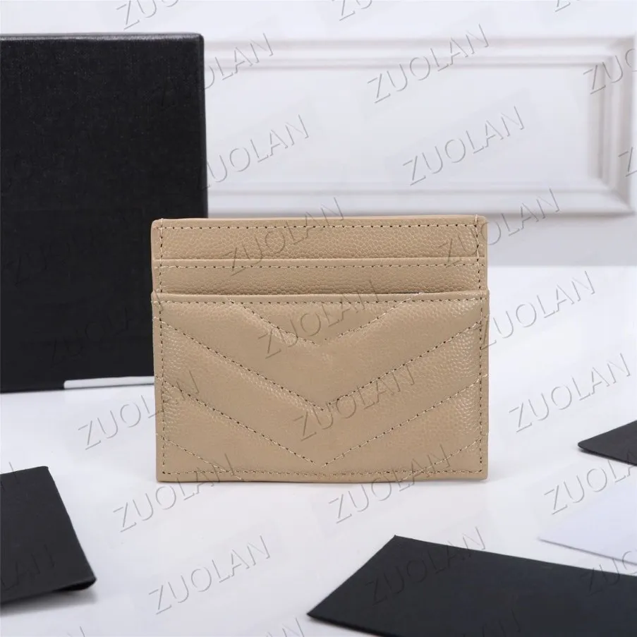 423291 7A Designer de luxe Titulaire de la carte Portefeuille Court Case Bourse Qualité Pochette Matelassé En Cuir Véritable Y Femmes Hommes Sacs À Main Hommes Clé R3048