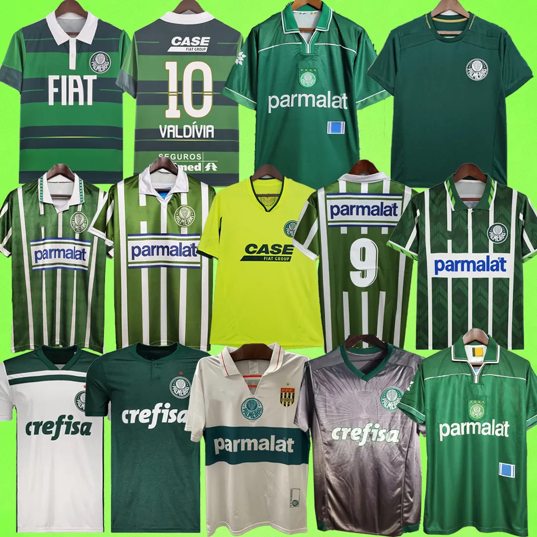 Palmeiras Soccer Jerseys Retro Junior Vintage Camiseta de Futbol 92 93 94 95 96 97 98 99 00 10 11 14 15 16 18 19 Football Shirt T Endrick Rony Estevao M.Lopez Dudu Veiga 100th