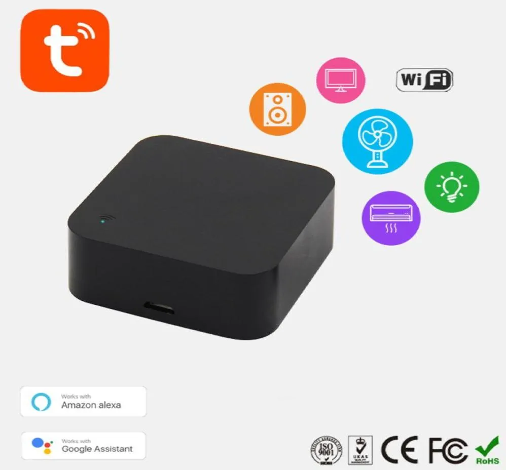 Najmniejszy Min Wifi Smart IR zdalny kontroler Smart Home kompatybilny z Alexa Google Assistant Ifttt Life TuyAmart78711767227829