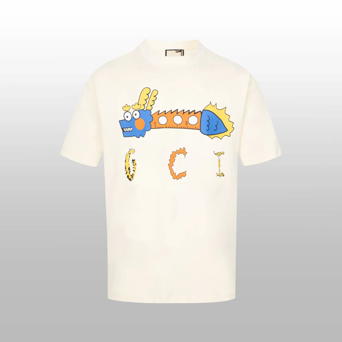 Wysoka wersja Summer Men's and Women's Ta sama designerska koszulka bawełniana luźna odblaskowa casualna koszulka alfabetowa koszula krótkie rękawie Hip Hop Street Wear T-shirt #26
