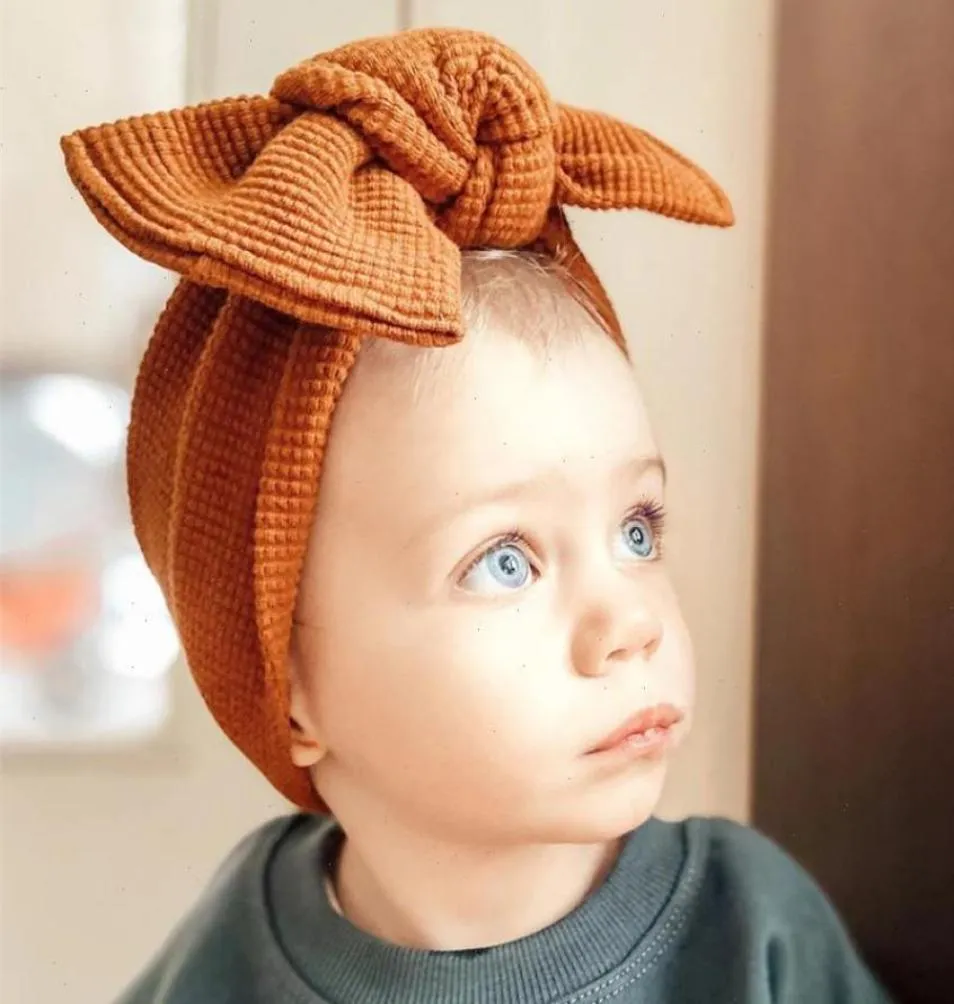 Łuk włosów dla niemowląt dla dziewczynki Bowknot turban elastyczne opaski na głowę 61120290