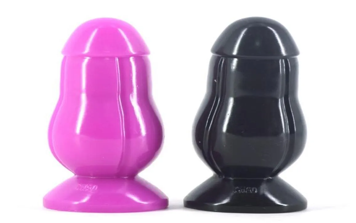 Mais recente grande vibrador anal vagina plug para masculino e feminino alongamento dilatador estimular adulto masturbação bdsm sexo ânus brinquedo 3 cores 2470194