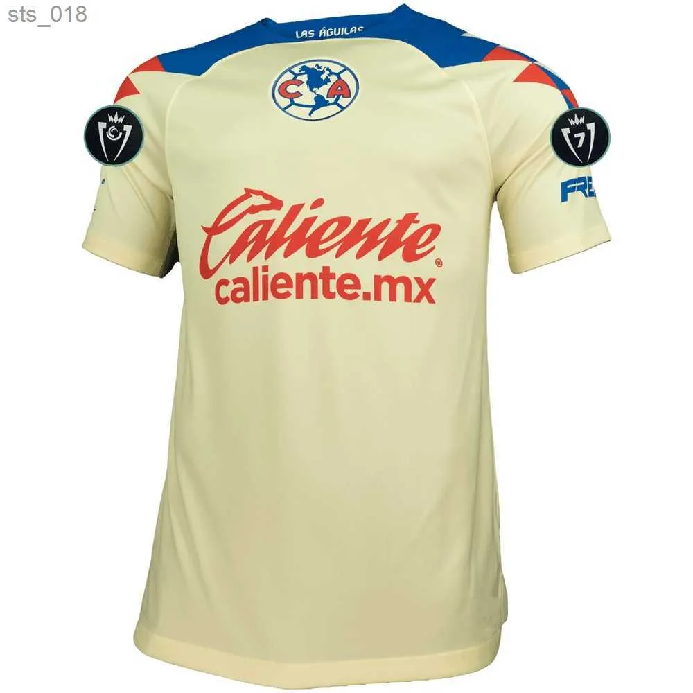 Voetbalshirts 2024 Club America voetbalshirts QUINONES R.SAMBUEZA HOME Derde slanke spelersversie VoetbalshirtH240309