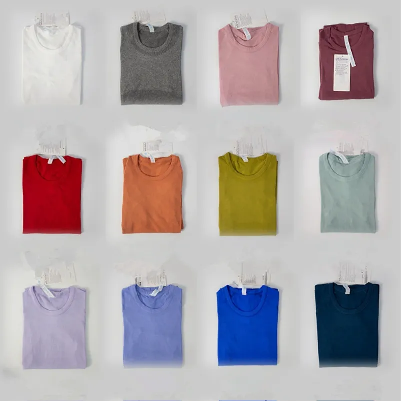 T-shirt de Yoga à manches courtes pour femmes, tricoté, sport, séchage rapide, col rond, fitness rapide, combinaison de jogging serrée
