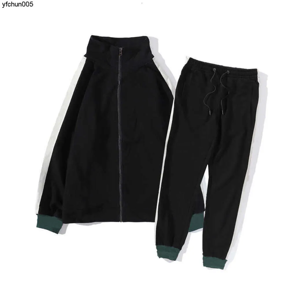 Vêtements pour hommes Sweat-shirt Printemps Automne Ensemble deux pièces à manches longues Survêtement d'automne Vestes de jogging + pantalons Y5vs