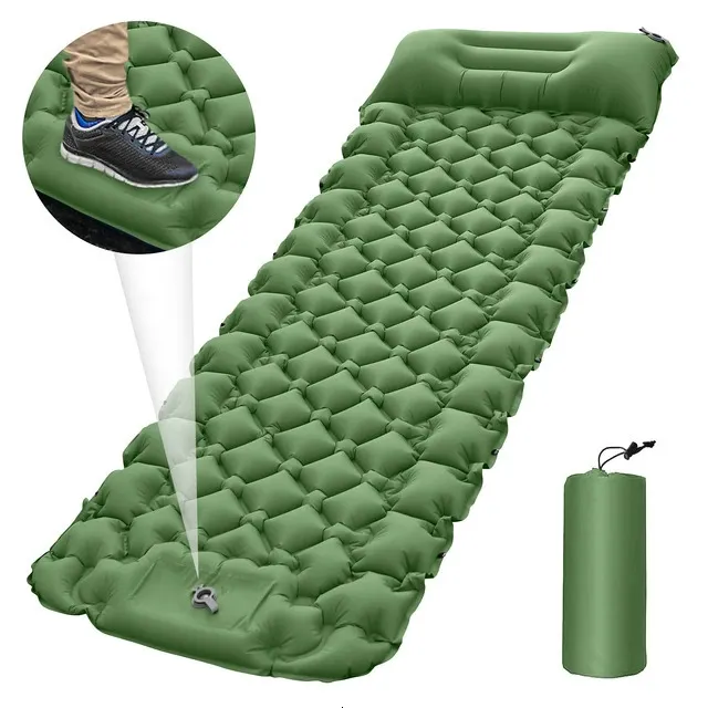 Tapis De Couchage En Mousse Imperméable 190x50 Cm - Isolant Thermique 5 Saisons Pour Randonnée Camping