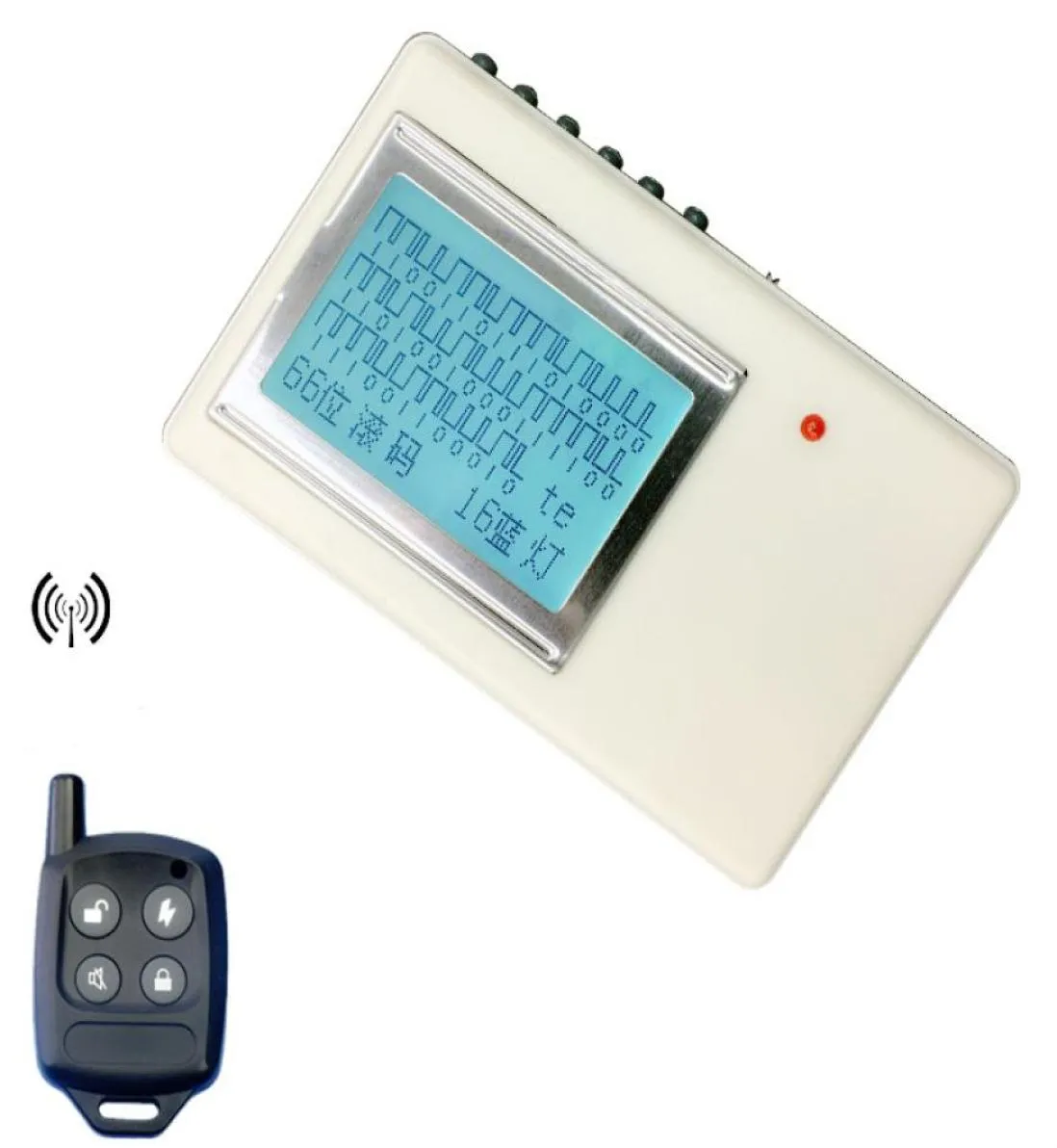 Versão todo-poderoso copiadora de controle remoto código scanner grabber 315mhz 433mhz 5000 metros distância transmissão scanner decodificação 8393923