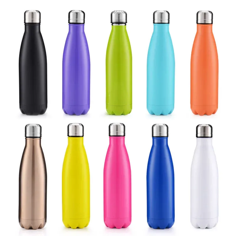 500ML Stainless Steel Sport Water Bottle Drink Bottle Both Warm and Cold Keeping