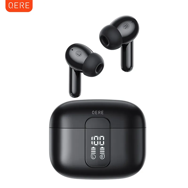 Qere e50 hörlurar TWS True Stereo Waterproof in Ear Pandphones Sport Headset Trådlösa hörlurar Trådlösa hörlurar Earbud