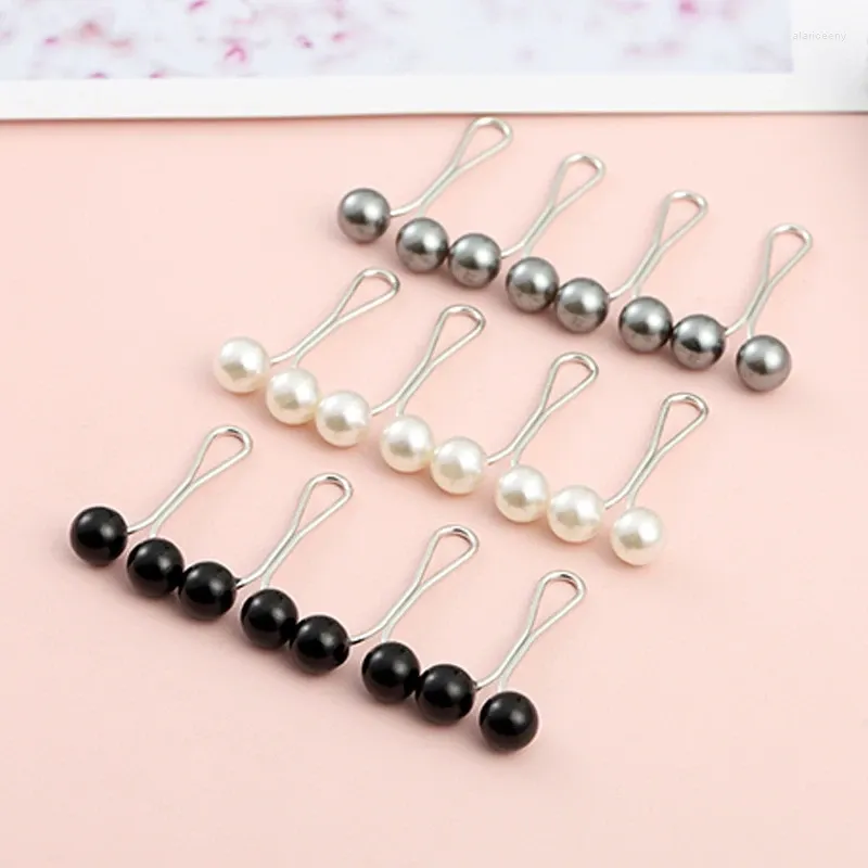 Brooches 12pcs Lady Muslim Scarf Hijab Clips Pearl Brooch Pin Style Simple U-shaped Colorful Shawl Head Holder