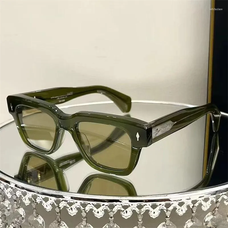 Sonnenbrille Ankunft Hohe Qualität Marke Männer Frauen Vintage Dicken Acetat Rahmen UV400 Schutz Trendy Sonnenbrille JMMFELLIN