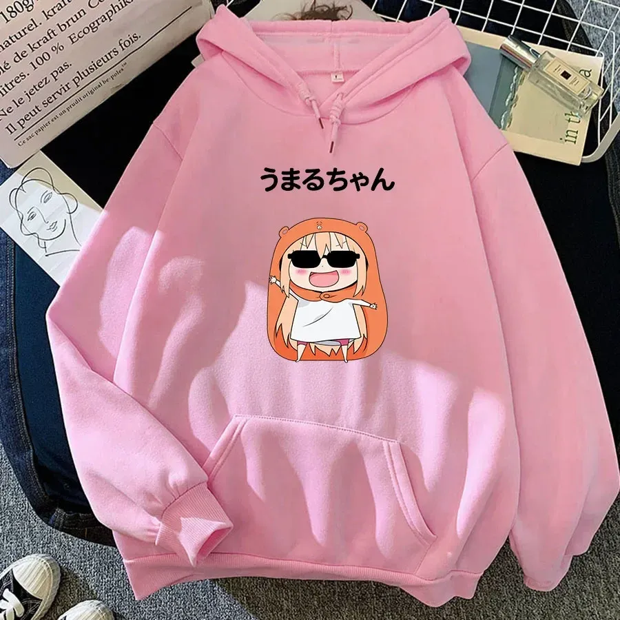 Sweatshirts Anime drôle Doma Umaru sweat à capuche Vintege sweat à capuche Himouto Umaru Chan sweat à capuche Harajuku pulls Kawaii femmes vêtements hauts