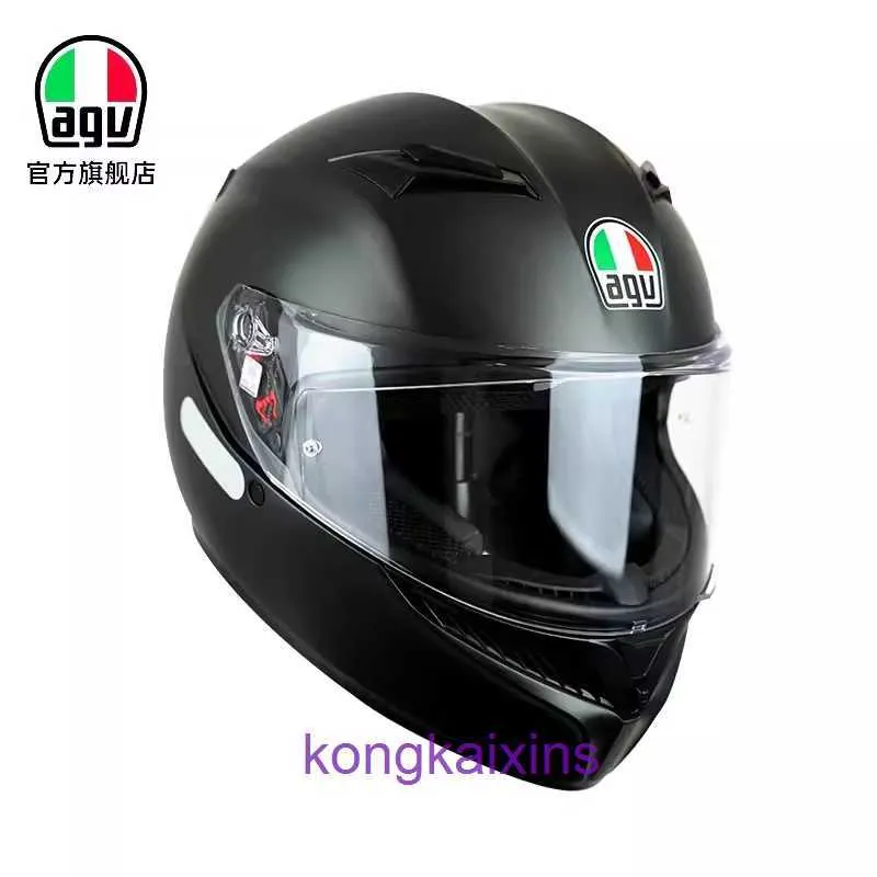 AGV K3 casque de moto avec double lentille complet quatre saisons cyclisme voyage banlieue course hiver