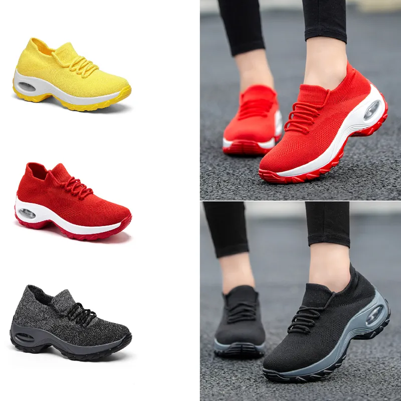 Printemps été nouvelles chaussures pour femmes surdimensionnées nouvelles chaussures de sport femmes volantes tissées GAI chaussettes chaussures à bascule chaussures décontractées 35-41 146